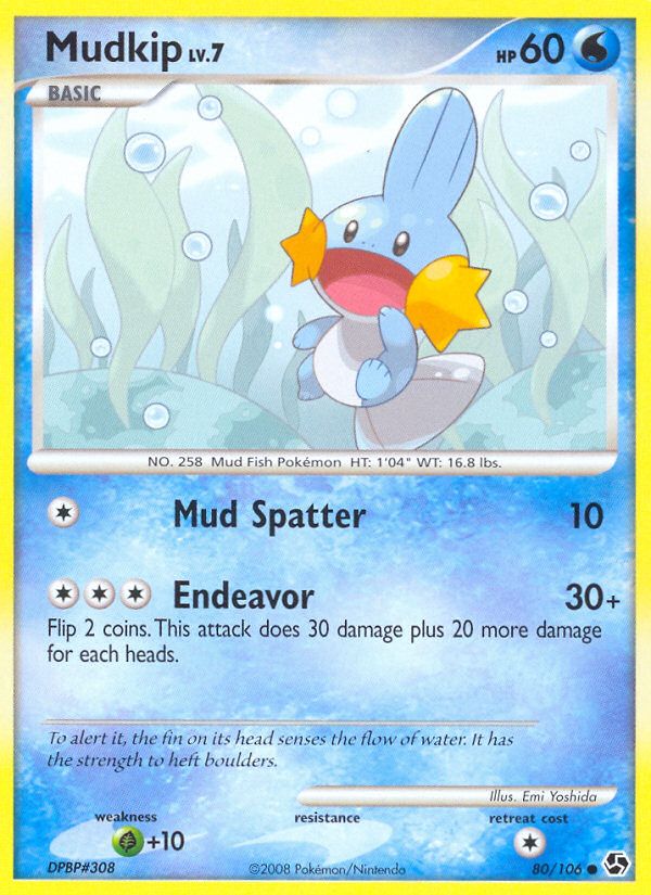 Mudkip (80/106) [Diamond & Pearl: Great Encounters] | Card Citadel