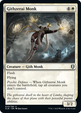 Githzerai Monk [Commander Legends: Battle for Baldur's Gate] | Card Citadel
