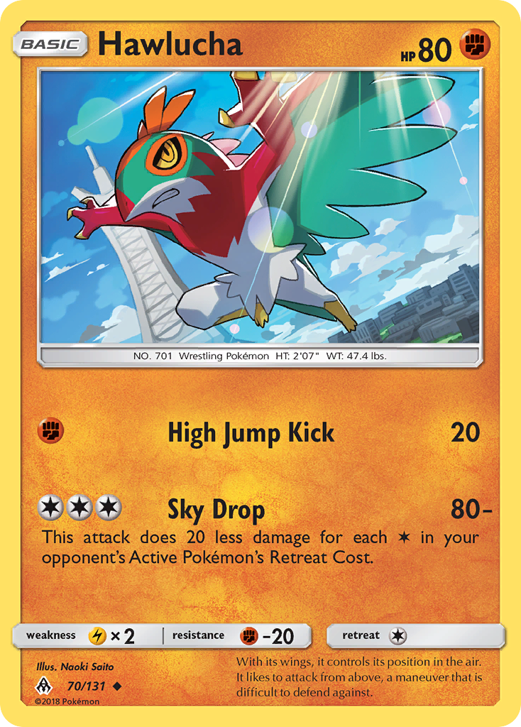 Hawlucha (70/131) [Sun & Moon: Forbidden Light] | Card Citadel