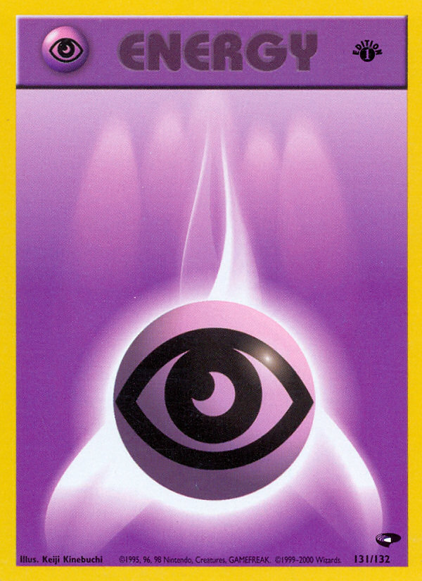 Psychic Energy (131/132) [Gym Challenge 1st Edition] | Card Citadel