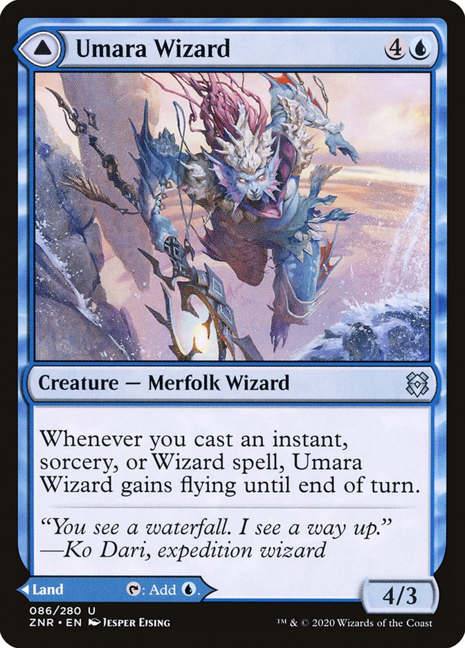 Umara Wizard // Umara Skyfalls [Zendikar Rising] | Card Citadel