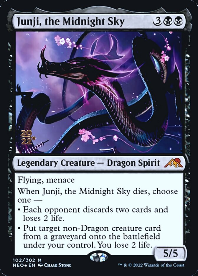 Junji, the Midnight Sky [Kamigawa: Neon Dynasty Prerelease Promos] | Card Citadel