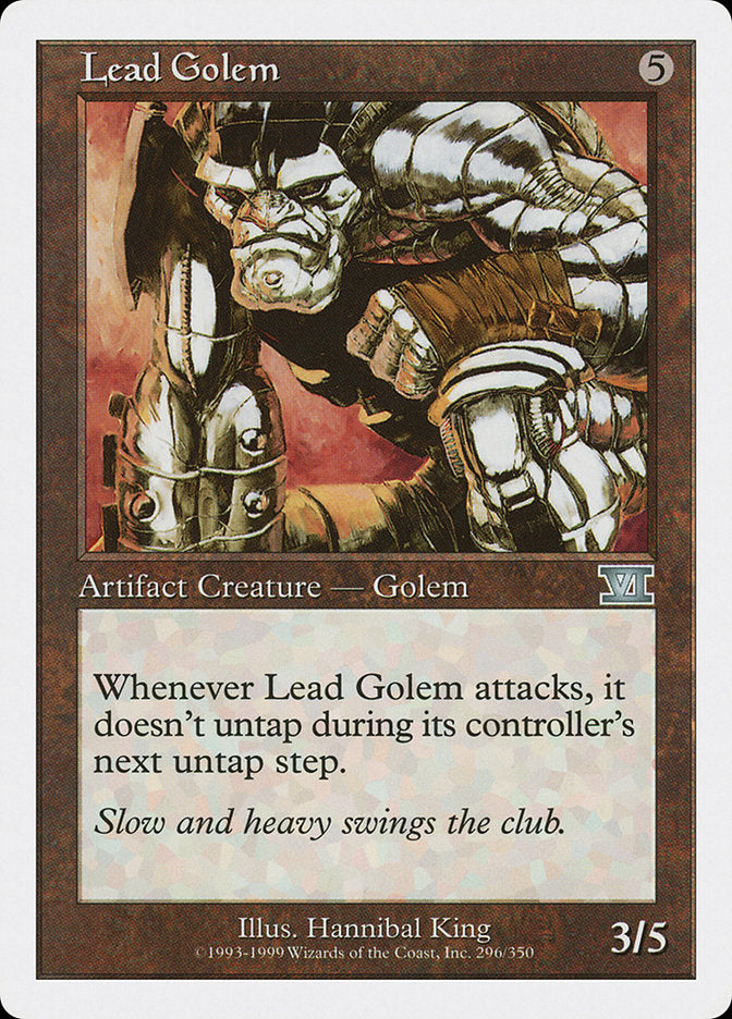 Lead Golem [Classic Sixth Edition] | Card Citadel