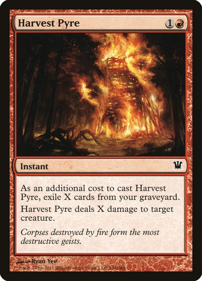 Harvest Pyre [Innistrad] | Card Citadel