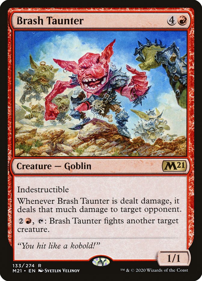 Brash Taunter [Core Set 2021] | Card Citadel