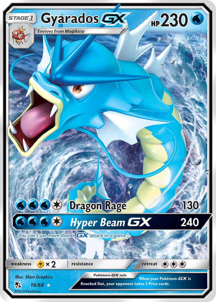 Gyarados GX (16/68) [Sun & Moon: Hidden Fates] | Card Citadel