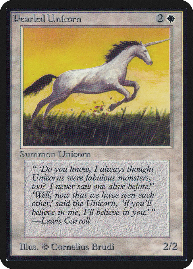 Pearled Unicorn [Limited Edition Alpha] | Card Citadel