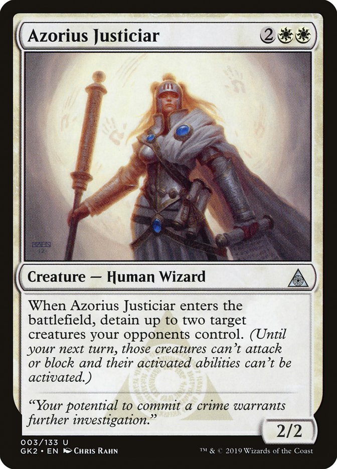 Azorius Justiciar [Ravnica Allegiance Guild Kit] | Card Citadel
