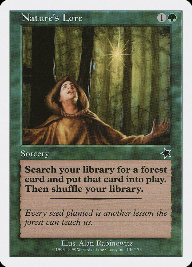 Nature's Lore [Starter 1999] | Card Citadel