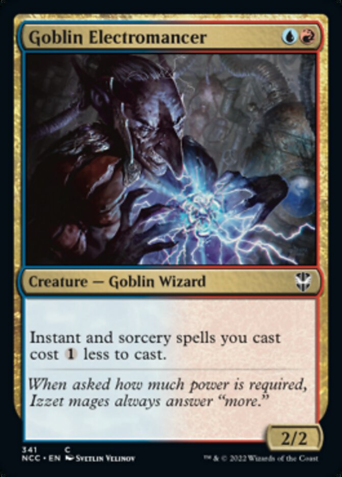 Goblin Electromancer [Streets of New Capenna Commander] | Card Citadel