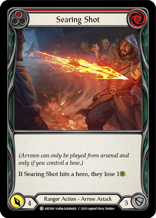 Searing Shot (Red) [ARC069] Unlimited Normal | Card Citadel