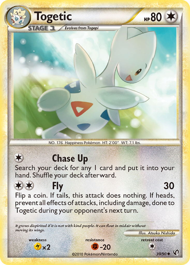 Togetic (39/90) [HeartGold & SoulSilver: Undaunted] | Card Citadel