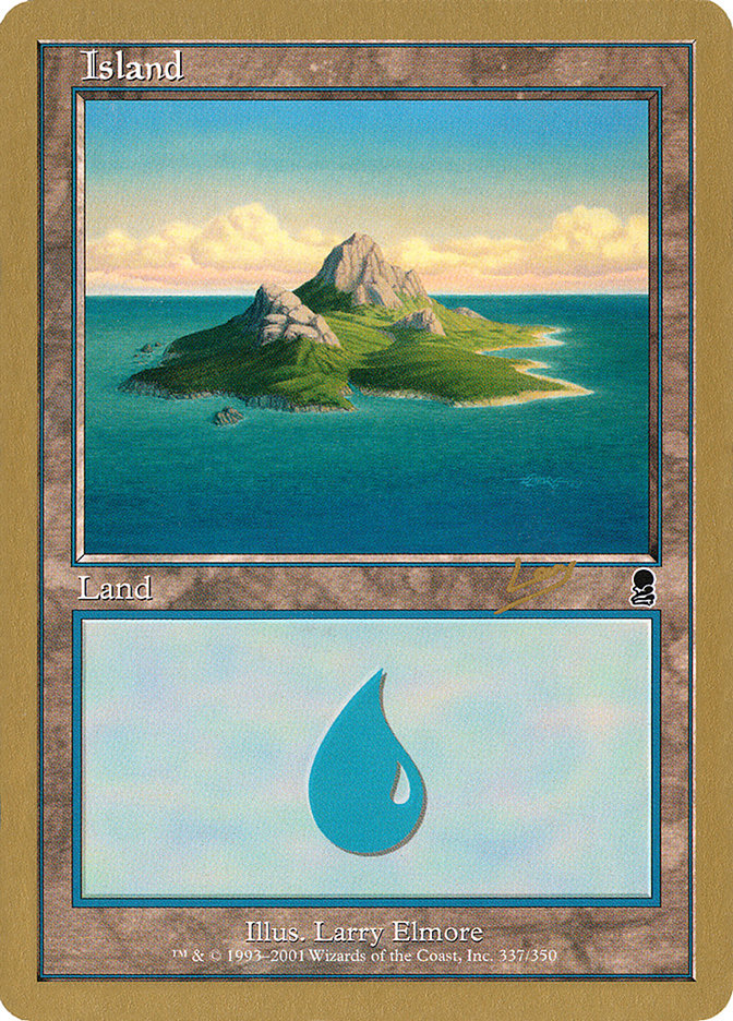 Island (rl337) (Raphael Levy) [World Championship Decks 2002] | Card Citadel