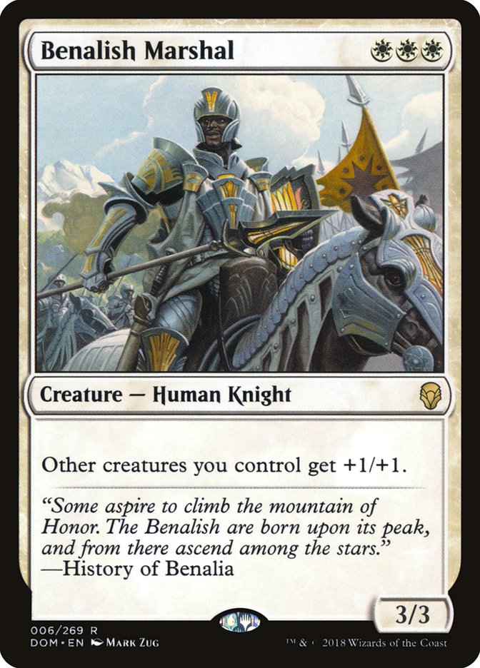 Benalish Marshal [Dominaria] | Card Citadel