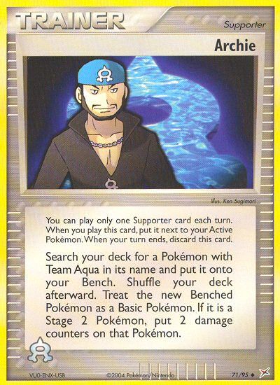 Archie (71/95) [EX: Team Magma vs Team Aqua] | Card Citadel