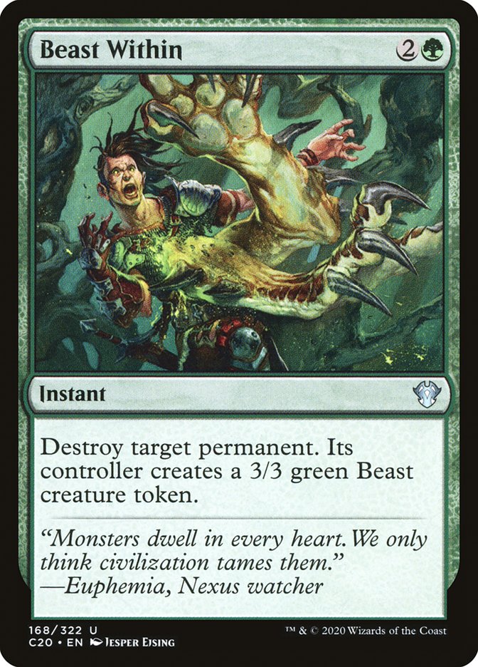 Beast Within [Commander 2020] | Card Citadel