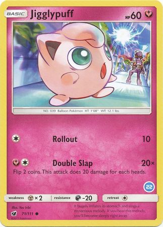 Jigglypuff (71/111) (Deck Exclusive #22) [Sun & Moon: Trainer Kit - Alolan Ninetales] | Card Citadel