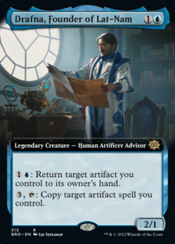 Drafna, Founder of Lat-Nam (Extended Art) [The Brothers' War] | Card Citadel