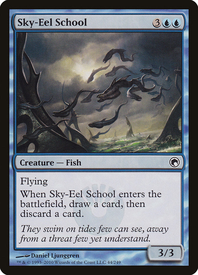 Sky-Eel School [Scars of Mirrodin] | Card Citadel