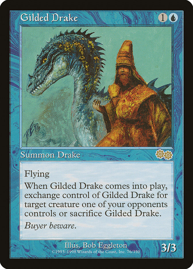 Gilded Drake [Urza's Saga] | Card Citadel