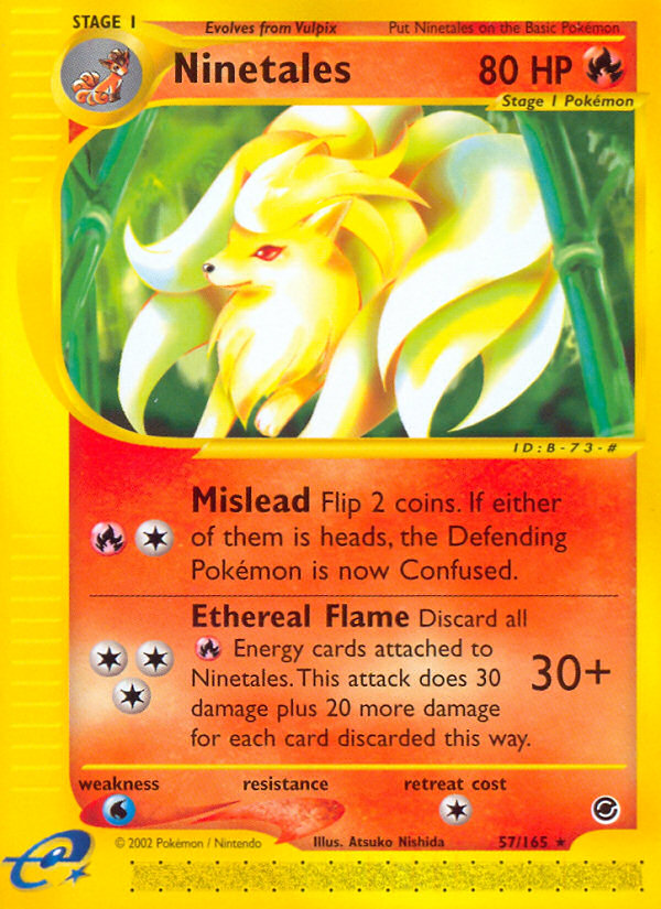 Ninetales (57/165) [Expedition: Base Set] | Card Citadel
