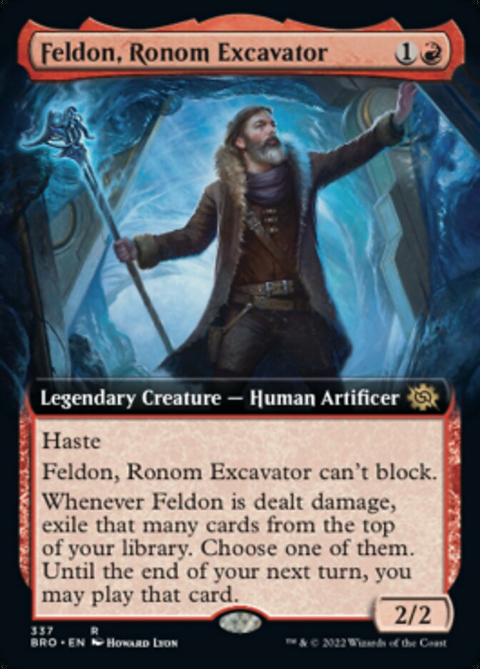 Feldon, Ronom Excavator (Extended Art) [The Brothers' War] | Card Citadel