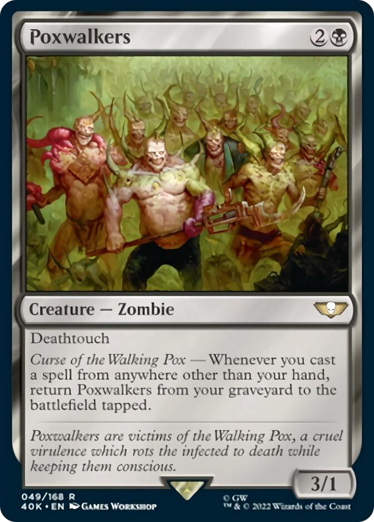Poxwalkers (Surge Foil) [Universes Beyond: Warhammer 40,000] | Card Citadel