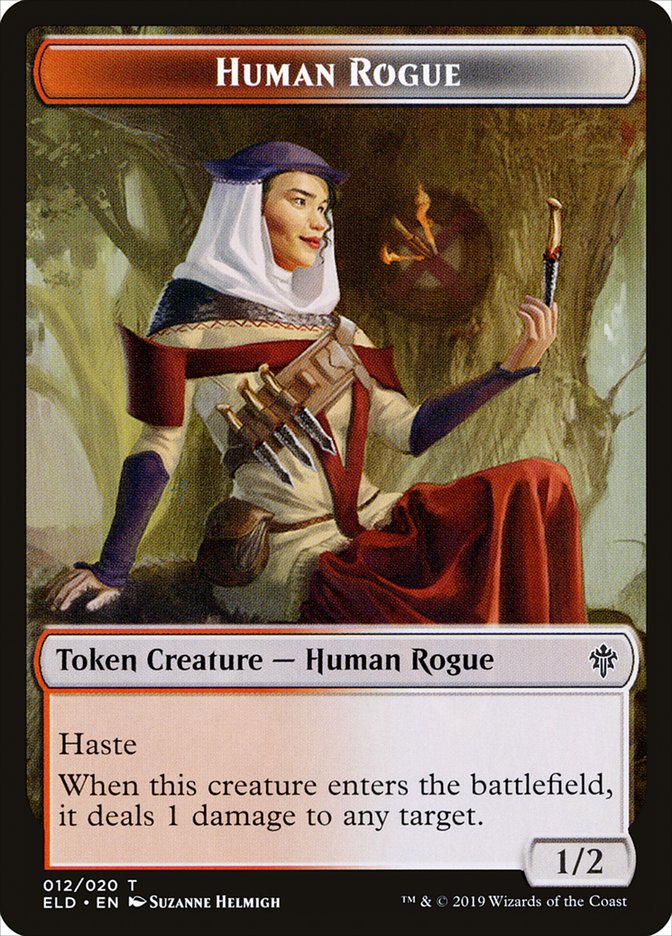 Human Rogue [Throne of Eldraine Tokens] | Card Citadel