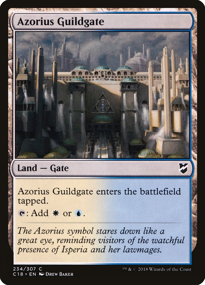 Azorius Guildgate [Commander 2018] | Card Citadel