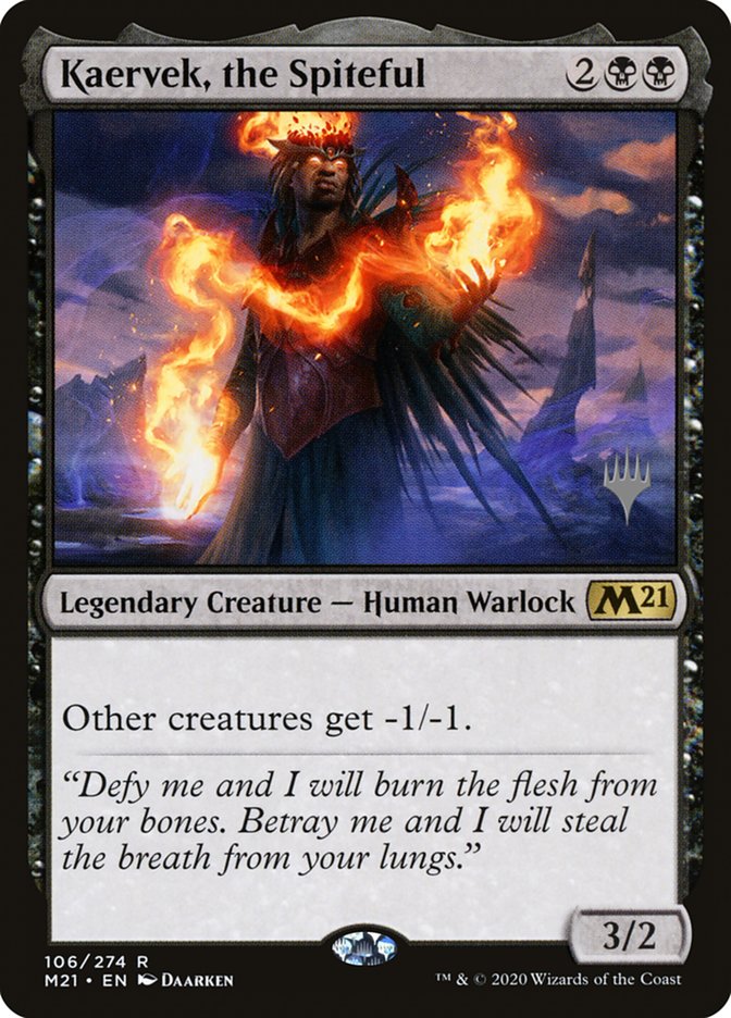 Kaervek, the Spiteful (Promo Pack) [Core Set 2021 Promos] | Card Citadel