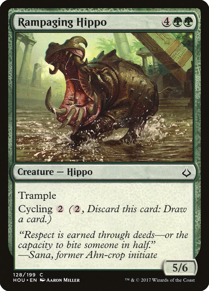 Rampaging Hippo [Hour of Devastation] | Card Citadel