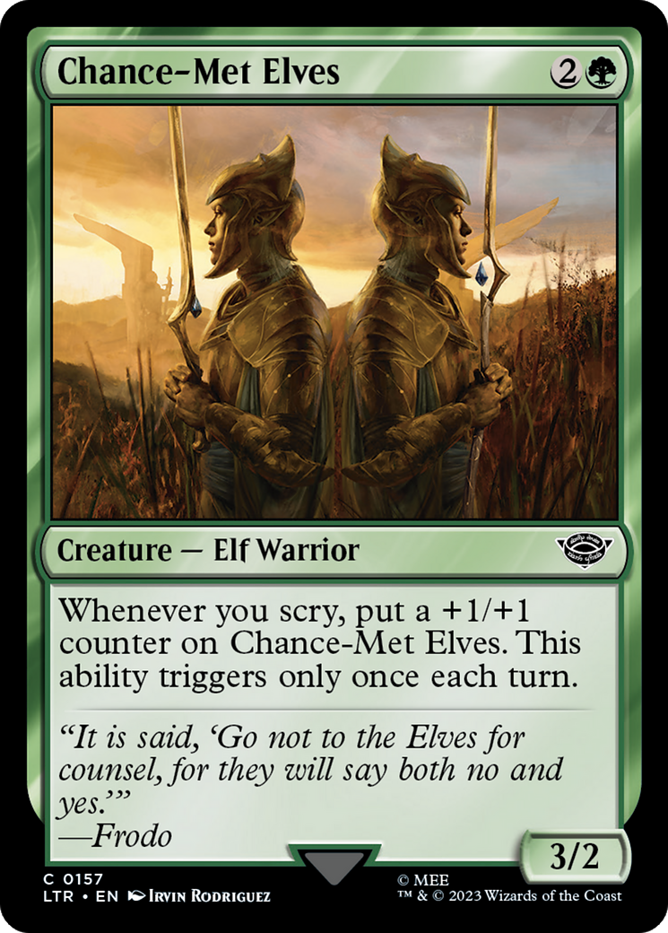 Chance-Met Elves [The Lord of the Rings: Tales of Middle-Earth] | Card Citadel