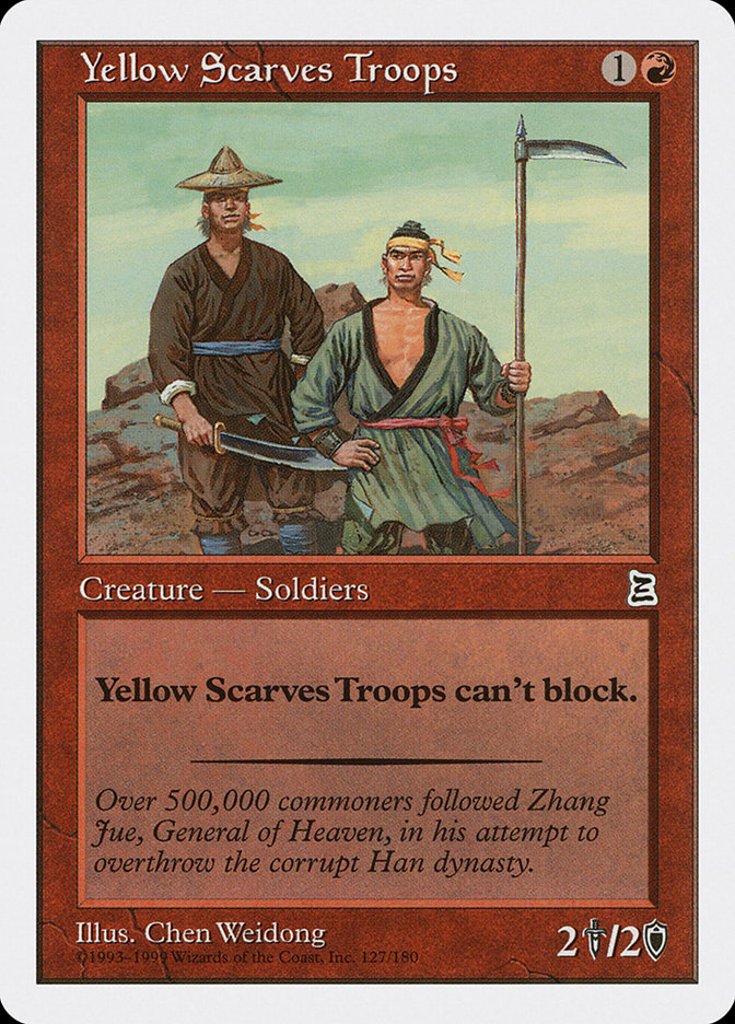 Yellow Scarves Troops [Portal Three Kingdoms] | Card Citadel