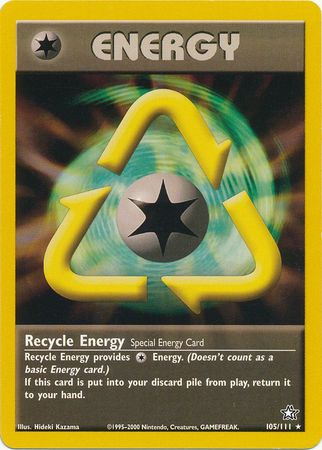 Recycle Energy (105/111) [Neo Genesis Unlimited] | Card Citadel