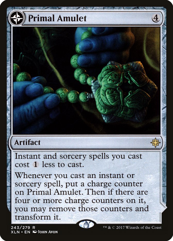 Primal Amulet // Primal Wellspring [Ixalan] | Card Citadel