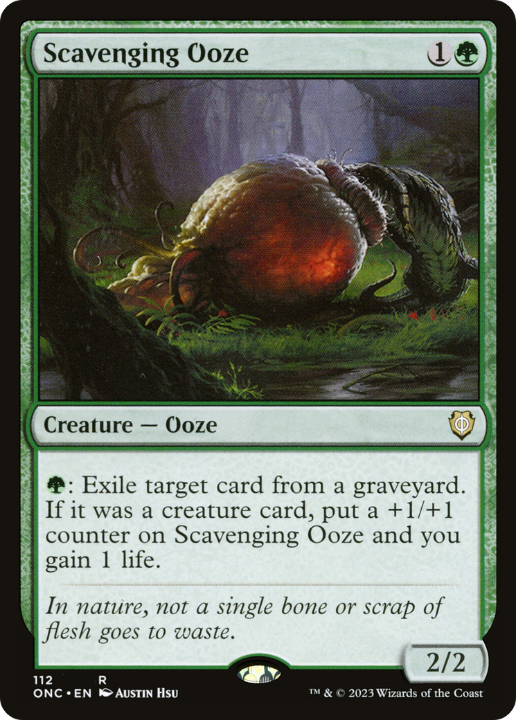 Scavenging Ooze [Phyrexia: All Will Be One Commander] | Card Citadel