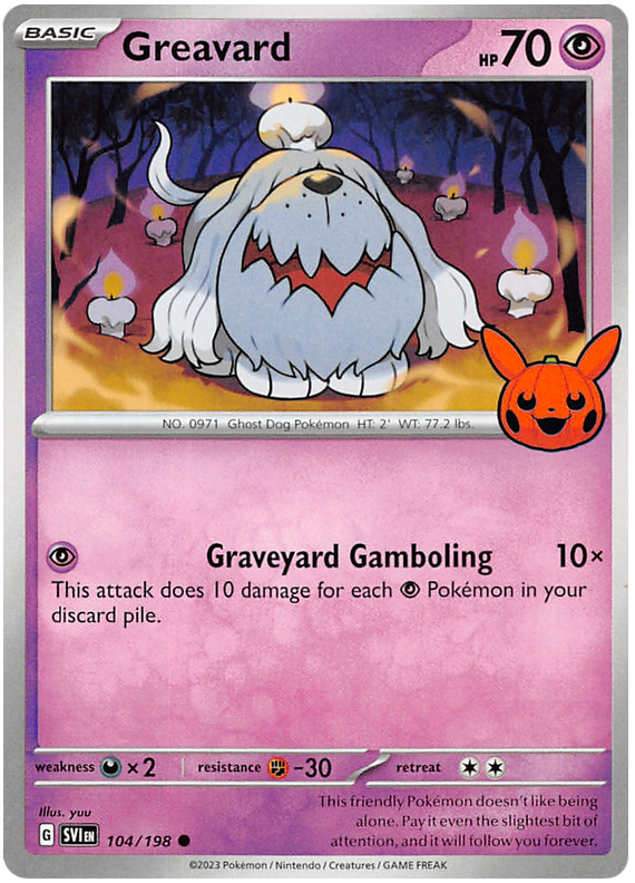 Greavard (104/198) [Trick or Trade 2023] | Card Citadel