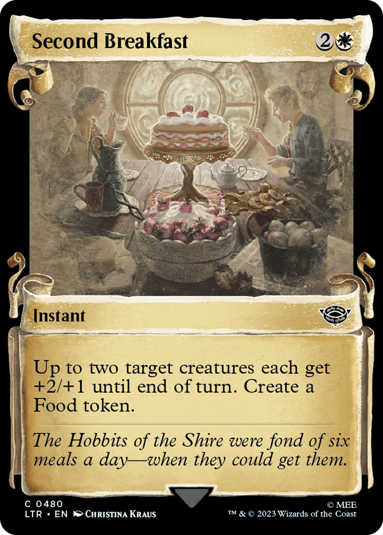 Second Breakfast [The Lord of the Rings: Tales of Middle-Earth Showcase Scrolls] | Card Citadel