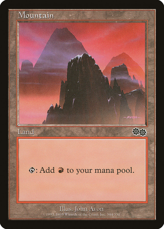 Mountain [Urza's Saga] | Card Citadel