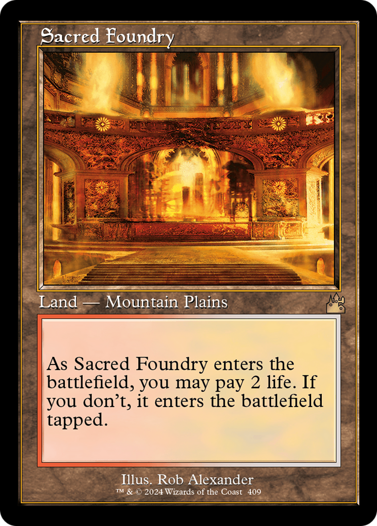 Sacred Foundry (Retro) [Ravnica Remastered] | Card Citadel