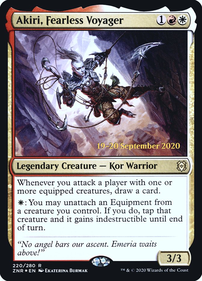 Akiri, Fearless Voyager  [Zendikar Rising Prerelease Promos] | Card Citadel