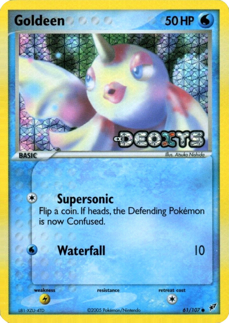 Goldeen (61/107) (Stamped) [EX: Deoxys] | Card Citadel