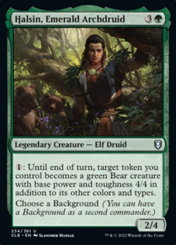 Halsin, Emerald Archdruid [Commander Legends: Battle for Baldur's Gate] | Card Citadel