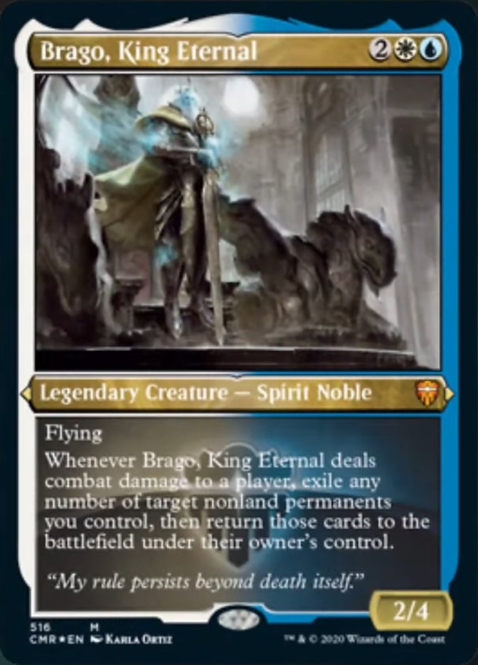 Brago, King Eternal (Foil Etched) [Commander Legends] | Card Citadel