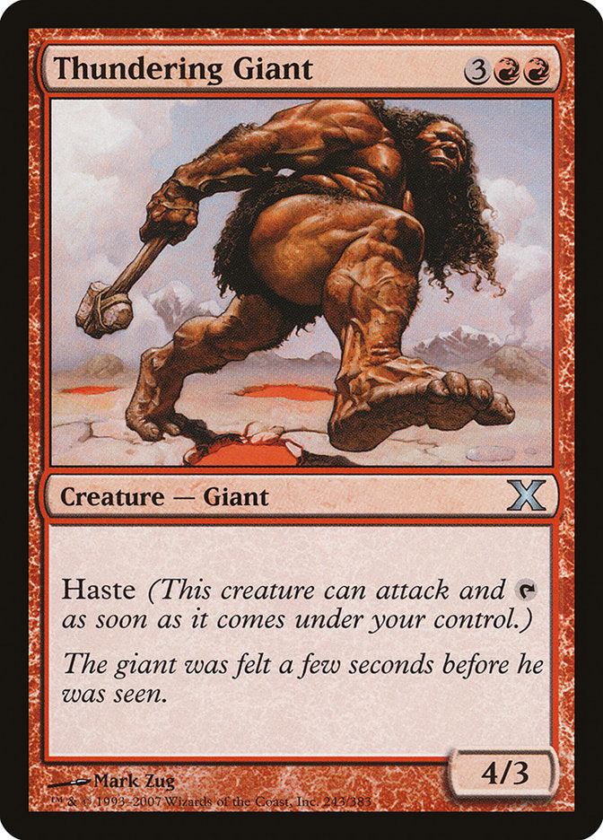 Thundering Giant [Tenth Edition] | Card Citadel