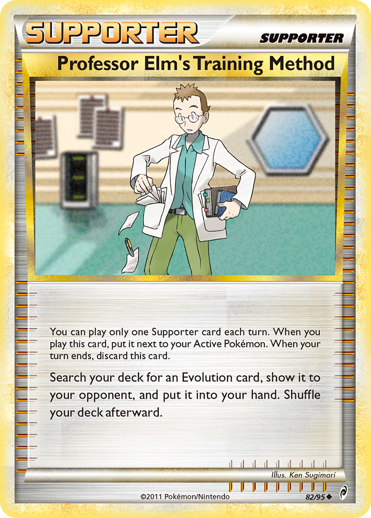 Professor Elm's Training Method (82/95) [HeartGold & SoulSilver: Call of Legends] | Card Citadel