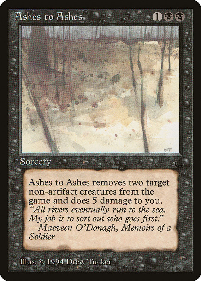 Ashes to Ashes [The Dark] | Card Citadel