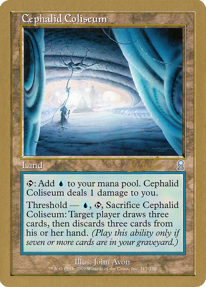Cephalid Coliseum (Carlos Romao) [World Championship Decks 2002] | Card Citadel