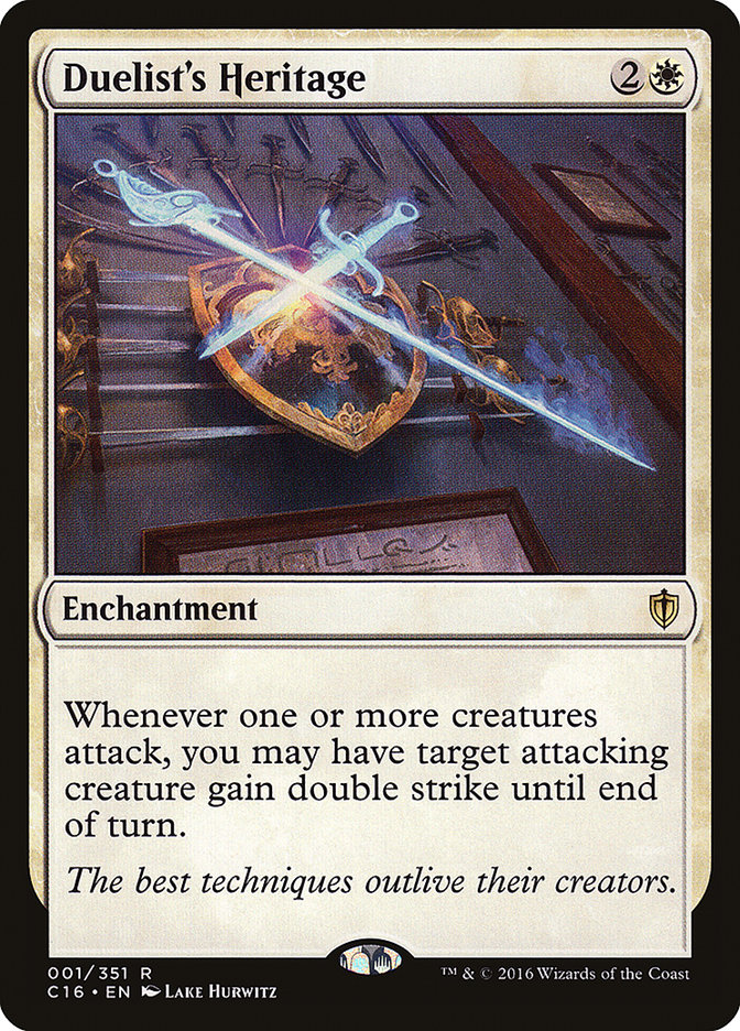 Duelist's Heritage [Commander 2016] | Card Citadel