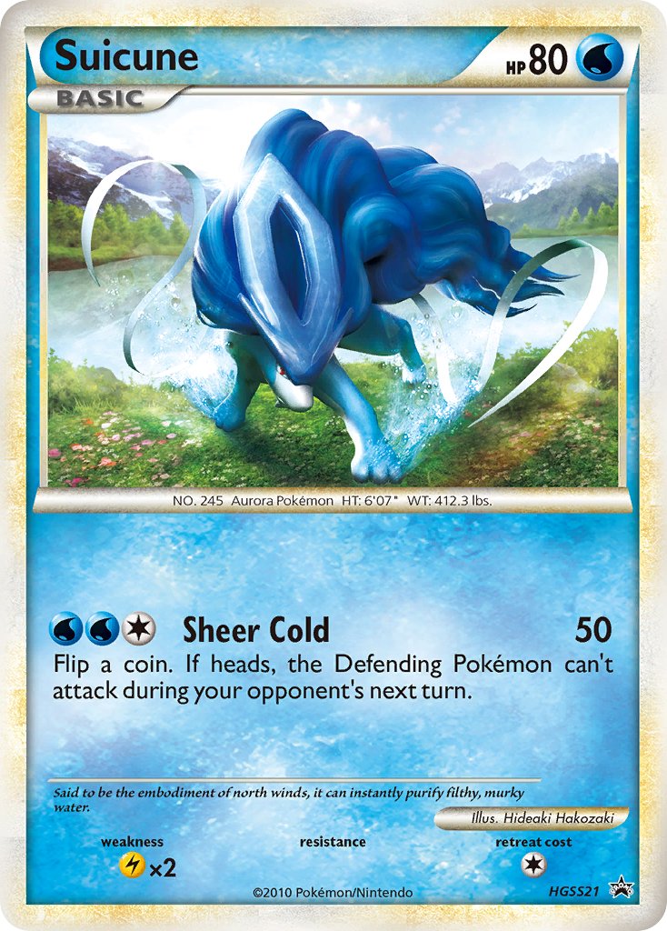 Suicune (HGSS21) [HeartGold & SoulSilver: Black Star Promos] | Card Citadel